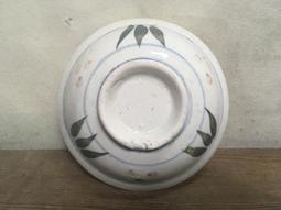 WH22640【四十八號老倉庫】全新 早期 台灣 胭脂紅 點點點 竹花 粗碗 肉圓 茶碗 冰碗 12.2cm 1碗價 歷史價格詳細信息