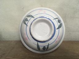 WH22640【四十八號老倉庫】全新 早期 台灣 胭脂紅 點點點 竹花 粗碗 肉圓 茶碗 冰碗 12.2cm 1碗價 歷史價格詳細信息