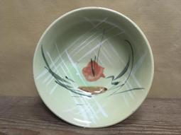 WH23016【四十八號老倉庫】全新 早期 台灣 手繪 胭脂紅 花 碗 麵碗 湯碗公 18cm 原瑕 1碗價 歷史價格詳細信息