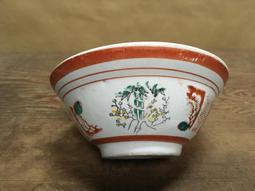 早期 關東碗 手繪花卉 支釘燒 1碗1200元 肉丸碗 米糕碗 滷肉飯碗 歷史價格詳細信息