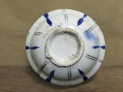 WH23342【四十八號老倉庫】全新 早期 台灣 點點 藍咖啡色 粗碗 滷肉飯 肉圓 茶碗 冰碗 13.6cm 有瑕 歷史價格詳細信息