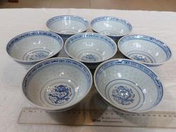 瓷碗.飯碗(27)~大同磁器~藍四角印~懷舊.擺飾.道具 歷史價格詳細信息