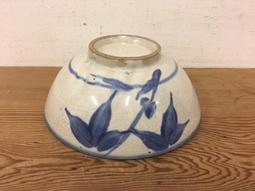 WH19048【四十八號老倉庫】 二手 早期 台灣 手繪 胭脂紅 花 碗 麵碗 湯碗公 18.3cm 1碗價【懷舊收藏拍 歷史價格詳細信息