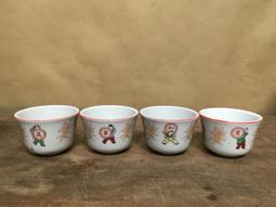 WH24127【四十八號老倉庫】全新 早期 日本 萩窯 有田燒 薄胎 茶杯 180cc 2杯價【懷舊收藏拍片道具】 歷史價格詳細信息