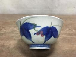 WH16572【四十八號老倉庫】全新 早期 台灣 手繪 竹編紋 蓋印 福字碗 麵碗 湯碗 18.9cm 1碗價 歷史價格詳細信息