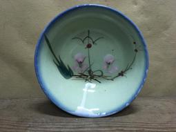 WH24590【四十八號老倉庫】全新 早期 台灣 手繪 胭脂紅 花 碗 麵碗 湯碗 16.4cm 有瑕 1碗價 歷史價格詳細信息