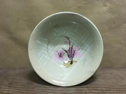 老台灣繪胭脂紅蝴蝶花卉大碗公 歷史價格詳細信息