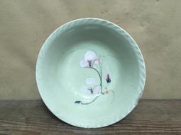 老台灣繪胭脂紅蝴蝶花卉大碗公 歷史價格詳細信息