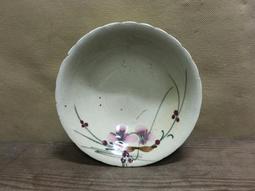 老台灣繪胭脂紅蝴蝶花卉大碗公 歷史價格詳細信息