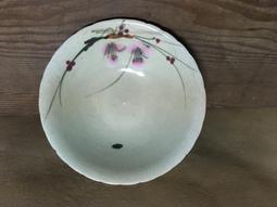 老台灣繪胭脂紅蝴蝶花卉大碗公 歷史價格詳細信息