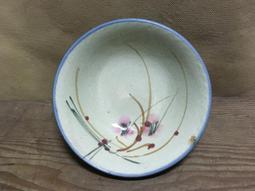 WH24534【四十八號老倉庫】全新 早期 台灣 手繪 胭脂紅 花 碗 麵碗 湯碗公 18.2cm 1碗價 歷史價格詳細信息