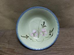 WH24636【四十八號老倉庫】全新 早期 台灣 手繪 胭脂紅 花  碗 16.5cm 1碗價【懷舊收藏拍片道具】 歷史價格詳細信息