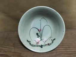 WH22642【四十八號老倉庫】全新 早期 台灣 胭脂紅 點點點 竹花 粗碗 肉圓 茶碗 冰碗 13.2cm 有瑕 1碗 歷史價格詳細信息