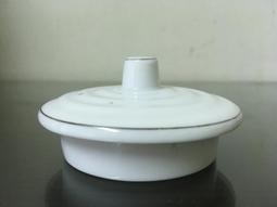 WH24975【四十八號老倉庫】全新 早期 台灣 素白 茶壺 壺蓋 7.7cm 1蓋價【懷舊收藏拍片道具】 歷史價格詳細信息