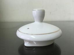 WH24975【四十八號老倉庫】全新 早期 台灣 素白 茶壺 壺蓋 7.7cm 1蓋價【懷舊收藏拍片道具】 歷史價格詳細信息