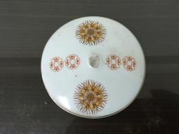 WH25490【四十八號老倉庫】全新 早期 台灣 金邊 素色 小 茶壺 壺蓋 3.6/2.8 cm【懷舊收藏擺飾道具】 歷史價格詳細信息