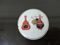 WH26398【四十八號老倉庫】全新 早期 台灣 綠釉 手繪 梅花 杯 茶杯 330cc 完整 1杯價【懷舊收藏拍片道具 歷史價格詳細信息