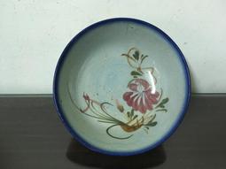 老台灣繪胭脂紅蝴蝶花卉大碗公 歷史價格詳細信息