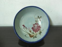 WH26183【四十八號老倉庫】全新 早期 台灣 手繪 蓋印 湖畔人家 碗 14.5cm 1碗價【懷舊收藏拍片道具】 歷史價格詳細信息