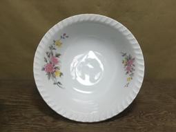 WH27732【四十八號老倉庫】全新 早期 台灣 手繪 胭脂紅 花 碗公 21cm 1碗價 完整【懷舊收藏拍片道具】 歷史價格詳細信息