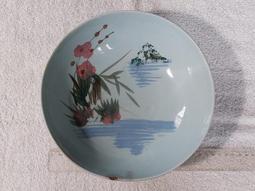 ~~早期 手繪 青花 山水 圓盤 直徑約24cm 擺飾(CG5-4)~~ 歷史價格詳細信息