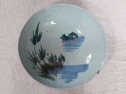 ~~早期 手繪 青花 山水 圓盤 直徑約24cm 擺飾(CG5-4)~~ 歷史價格詳細信息