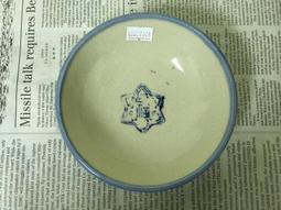 WH27447【四十八號老倉庫】全新 早期 台灣 厚胎 竹編紋 蓋印 青花 福字碗 老碗 13.7cm【懷舊擺飾拍片道具 歷史價格詳細信息