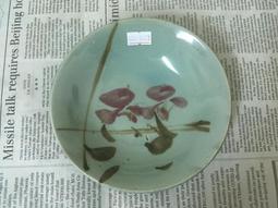 WH27676【四十八號老倉庫】全新 早期 台灣 手繪 胭脂紅 花 碗 淺寬碗 14.8cm 1碗價 完整【懷舊收藏拍片 歷史價格詳細信息