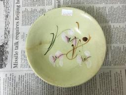 WH27694【四十八號老倉庫】全新 早期 台灣 藤花 盤 羹盤 30cm 有瑕 1盤價【懷舊收藏拍片道具】 歷史價格詳細信息