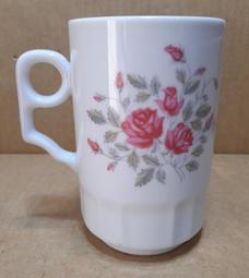 早期大同玫瑰花高腳有耳茶杯 泡茶杯 歷史價格詳細信息