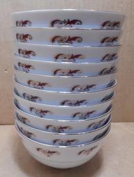 早期大同瓷碗 大同窯歌林青花瓷碗 飯碗 寬口碗 - 直徑12 公分 -8 碗合售 歷史價格詳細信息