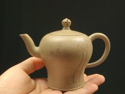 ～壺風茶道~23013《宜興紫砂 朱泥 小品泥繪壺》約125cc  宜興紫砂壺、紫砂、普洱茶、茶壺 歷史價格詳細信息