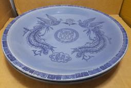 大同瓷器/早期老瓷器/阿公阿嬤的老碗盤/古早碗盤/早期食器皿/復古擺飾/大同萬壽無疆瓷盤/早期台灣大同紅四角印【企業品牌 歷史價格詳細信息