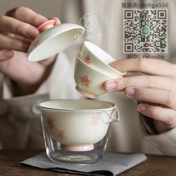 手繪旅行茶具快客杯一壺兩杯戶外旅游單人便攜收納功夫茶杯泡茶壺茶杯 蓋碗 單人杯 品茗杯 歷史價格詳細信息