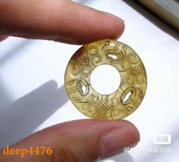 古玩 老物件 收藏 -明清岫玉古玩玉器古董玉壁玉佩四方獸吊墜形狀適合大小 歷史價格詳細信息