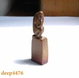 古董古玩木器雜項黃楊木雕刻木魚童子擺件  家居舊貨老物件收藏 歷史價格詳細信息