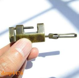 清代銅鎖，保真包老，工藝漂亮 古玩 老物件 舊藏 -6847 歷史價格詳細信息