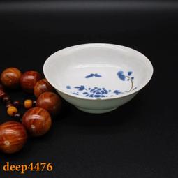 精品古董古玩瓷器清花柴窯手繪鳳紋纏枝花卷草紋花古渣斗 歷史價格詳細信息