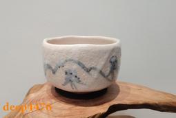 日本志野燒 繪志野 鼠志野 超大砵 名家作底款清山15300 歷史價格詳細信息