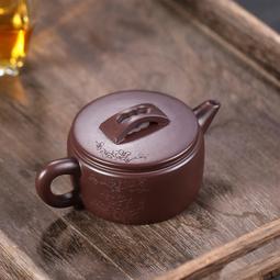 宜興紫砂壺工堂直銷價國工周霓靈純手工刻繪文錦漢瓦名家茶具 歷史價格詳細信息