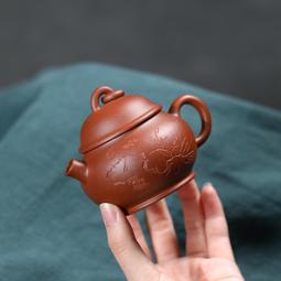 宜興紫砂壺正宗手工茶壺中式灑金石瓢壺禮品單壺茶具革紫泥線瓢壺 歷史價格詳細信息