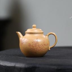 宜興紫砂壺 源頭名家范勤君純手工刻竹葉清風明爐壺170ml 歷史價格詳細信息