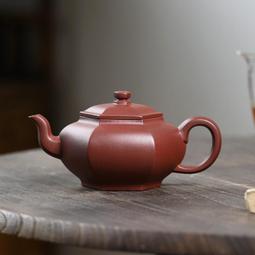 紫砂壺宜興工堂直發原礦紫泥大彬六方程露手工茶壺280ml茶具壺 歷史價格詳細信息