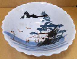 早期手繪精品老畫 吳楚湘 絹本山水立軸 歷史價格詳細信息