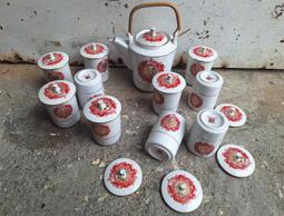 早期大同茶壺 泡茶壺 茶杯茶具組- 一壺 4 杯 歷史價格詳細信息