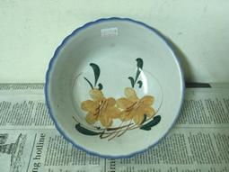 WH27791【四十八號老倉庫】全新 早期 台灣 手繪 胭脂紅 花 碗公 18.5cm 1碗價 完整【懷舊收藏拍片道具】 歷史價格詳細信息