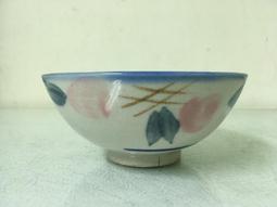WH26923【四十八號老倉庫】二手 早期 台灣 手繪 竹花 碗 飯碗 12.2cm 有瑕 1碗價【懷舊收藏拍片道具】 歷史價格詳細信息