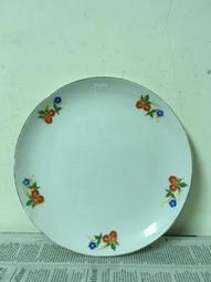 WH27921【四十八號老倉庫】二手 早期 台灣 手繪 椰子 帆船 盤 圓盤 25.2cm 有瑕 1盤價【懷舊收藏拍片道 歷史價格詳細信息