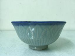 WH27271【四十八號老倉庫】全新 早期 台灣 藍釉 樹葉紋 古早碗 飯碗 米糕碗 碗粿碗 有瑕 1碗價 價格比較,價格查詢,歷史價格詳細信息