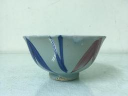 WH23988【四十八號老倉庫】二手 早期 台灣 手繪 蓋印 山水人家風景 大碗公 20.7cm 有瑕 1碗價 歷史價格詳細信息